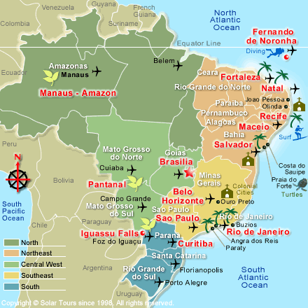 brazil salvador map